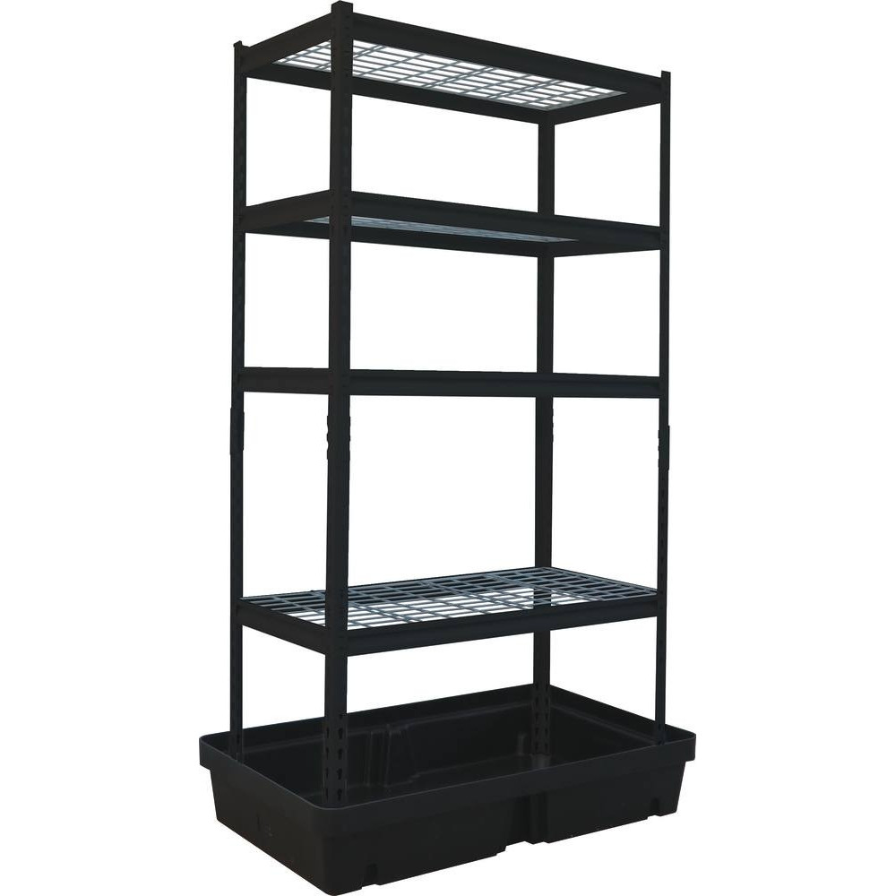 Etagère avec bac de rétention PE 60L Etagère avec bac de rétention PE 60L