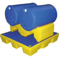 Support 100% PE pour 2 fûts de 200L