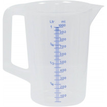 Mesure graduée translucide 1L