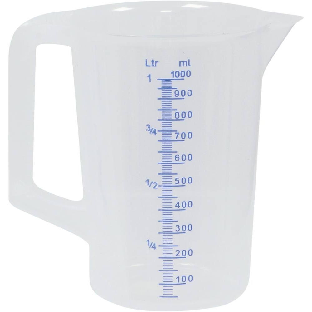 Mesure graduée translucide 1L