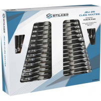 Clés mixtes de 6 à 28/30/32mm full polish - 25 pcs