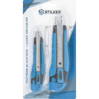 Cutters 9 et 18mm auto-bloquant - 2 cutters