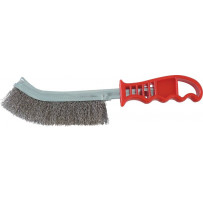 Brosse métallique 250mm avec manche PVC