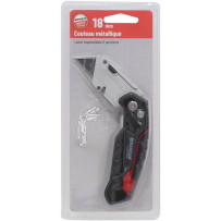 Couteau 19mm lame trapézoïdale 3 positions 