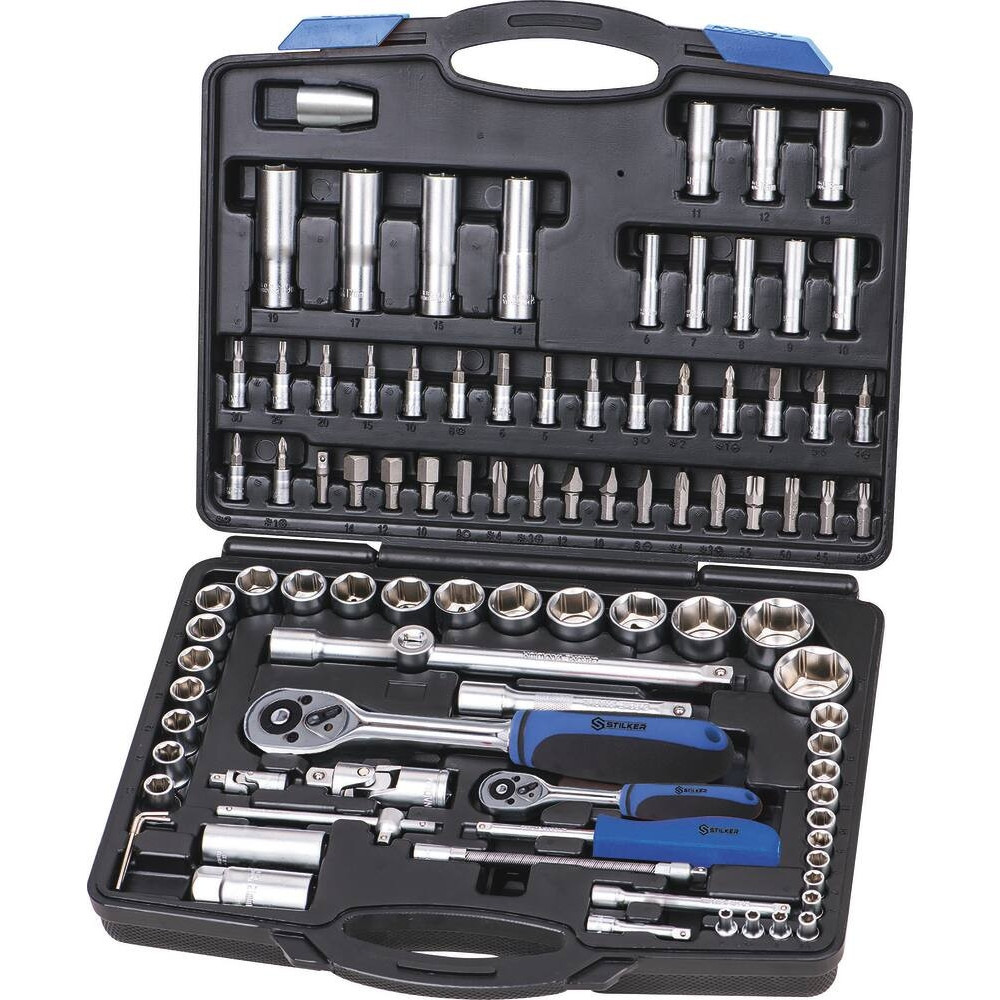 Coffret de douilles 1/4" 1/2" - 93 pcs Coffret de douilles 1/4" 1/2" - 93 pcs