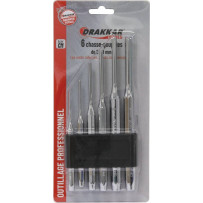 Chasse-goupilles 2-3-4-5-6-8mm de 115 à 180mm - 6 pcs