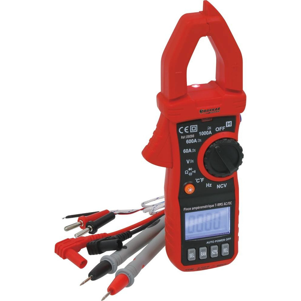 Pince ampèremétrique Cat III AC/DC 1000A Pince ampèremétrique Cat III AC/DC 1000A