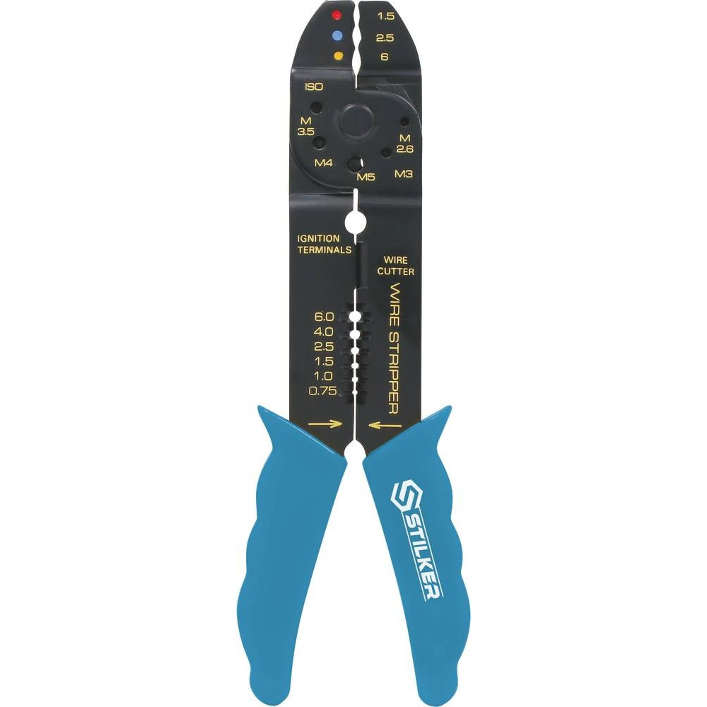 Pince à sertir 200mm cosse isolée gainée PVC