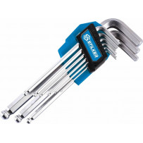 Clés mâles coudées hexagonales longues de 1,5 à 10mm - 9 pcs