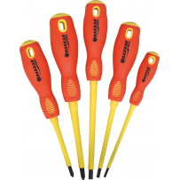 Tournevis électricien isolé 1000V - 5 pcs