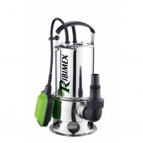 Pompe "vide-cave" eaux chargées Inox 1100w