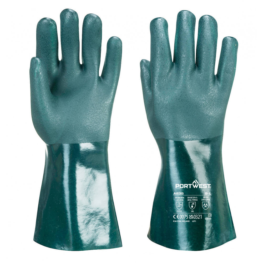 Gant PVC 35cm double trempage Gant PVC 35cm double trempage