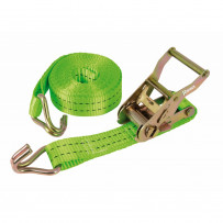 Sangle arrimage à cliquet 38mmx6m 2T + crochets