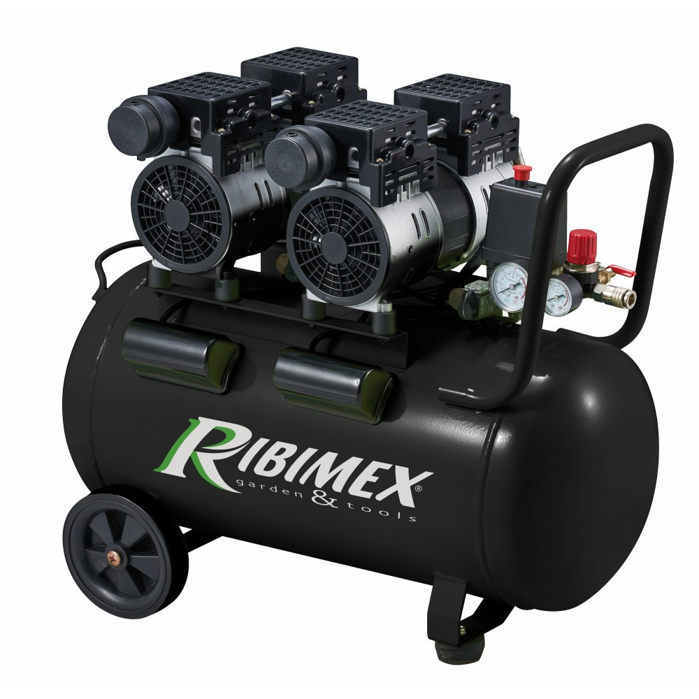 Compresseur 2 x 1 CV sur cuve 50 L silencieux Compresseur 2 x 1 CV sur cuve 50 L silencieux
