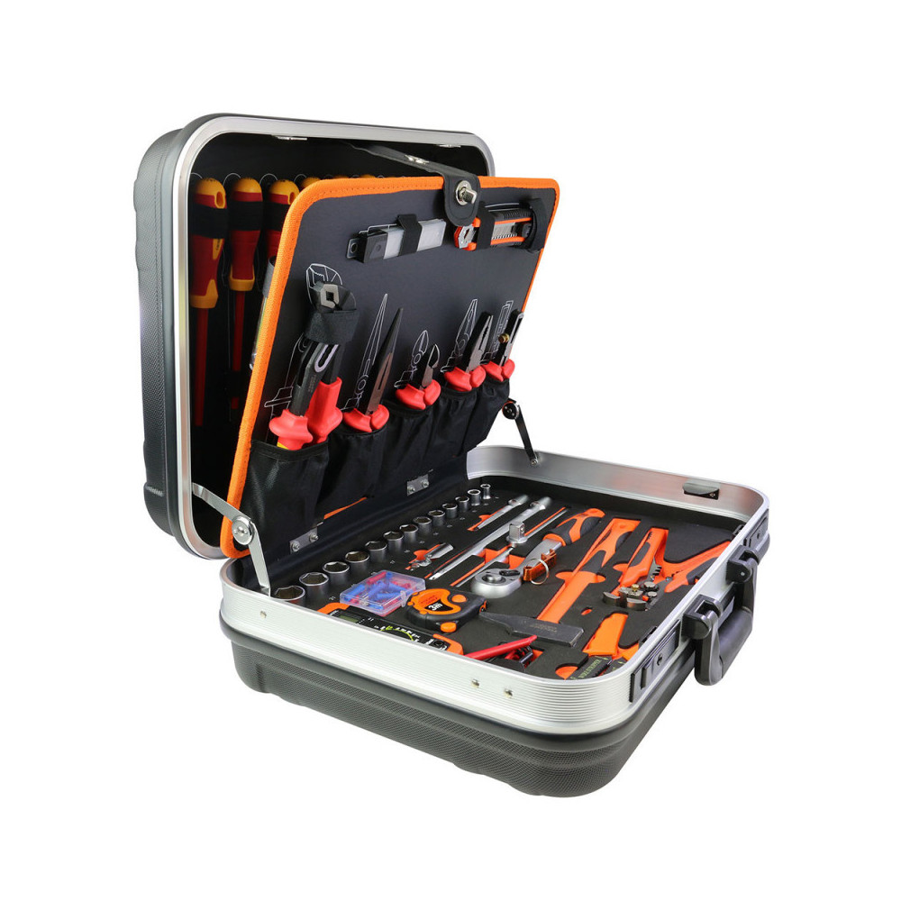 Valise de maintenance électricien équipée 100 pcs Valise de maintenance électricien équipée 100 pcs