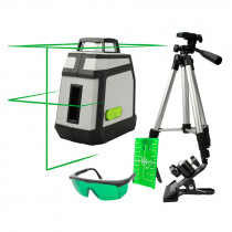 Niveau laser 360° vert auto ajustable et trépied