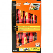 Jeu de 6 tournevis isolés + testeur basse tension