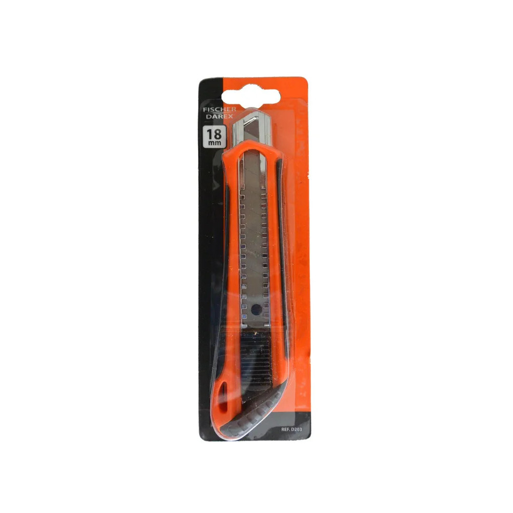 Cutter 18mm bi-matiére lame rétractable