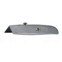 Cutter à lame trapèze fixe corps aluminium