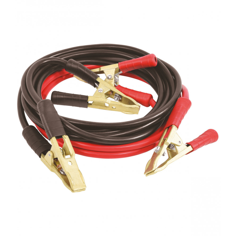 Cables de demarrage 50mm2 lg 5m , pinces en laiton Cables de demarrage 50mm2 lg 5m , pinces en laiton