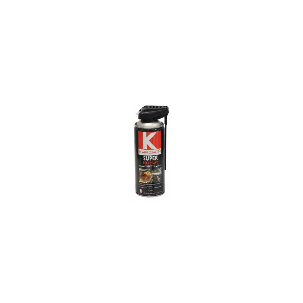 Super dégrippant avec tête 2 jets - aérosol 400ml Super dégrippant avec tête 2 jets - aérosol 400ml