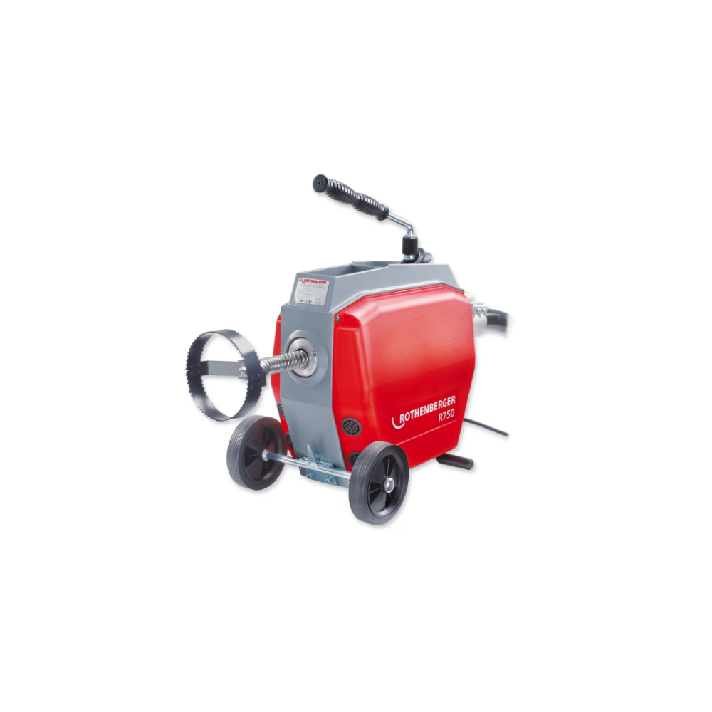 R750 Machine à nettoyer les tubes avec tuyau R750 Machine à nettoyer les tubes avec tuyau