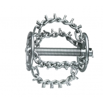 Tête de lance-chaîne avec pointes, 4 chaînes, bague, 16 mm