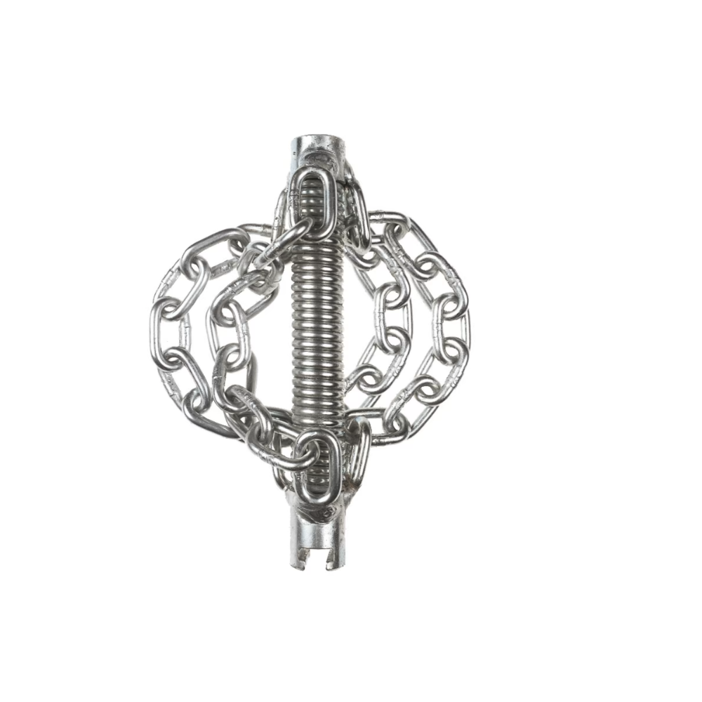 Tête d’éjection à chaîne avec 4 chaînes lisses, sans bague 16 mm
