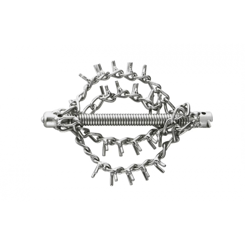 Tête d’éjection à chaîne avec pointes, 4 chaînes, 22 mm Tête d’éjection à chaîne avec pointes, 4 chaînes, 22 mm