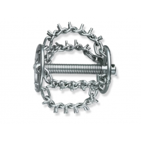 Tête de lance-chaîne avec pointes, 4 chaînes et anneau, 32 mm