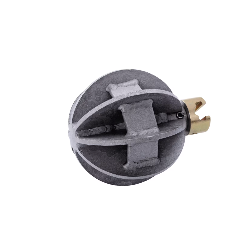 Tête sphérique avec raccord de 32 mm, 8 lames, D95mm Tête sphérique avec raccord de 32 mm, 8 lames, D95mm