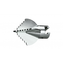 Tête lame crantée avec raccord de 22 mm, D65mm